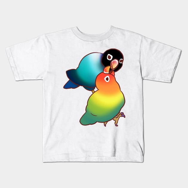 LOVEBIRDS T-SHIRTS Kids T-Shirt by KO-of-the-self